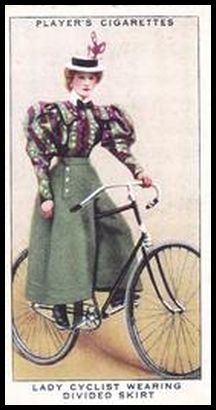 27 Lady Cyclist Wearing Divided Skirt